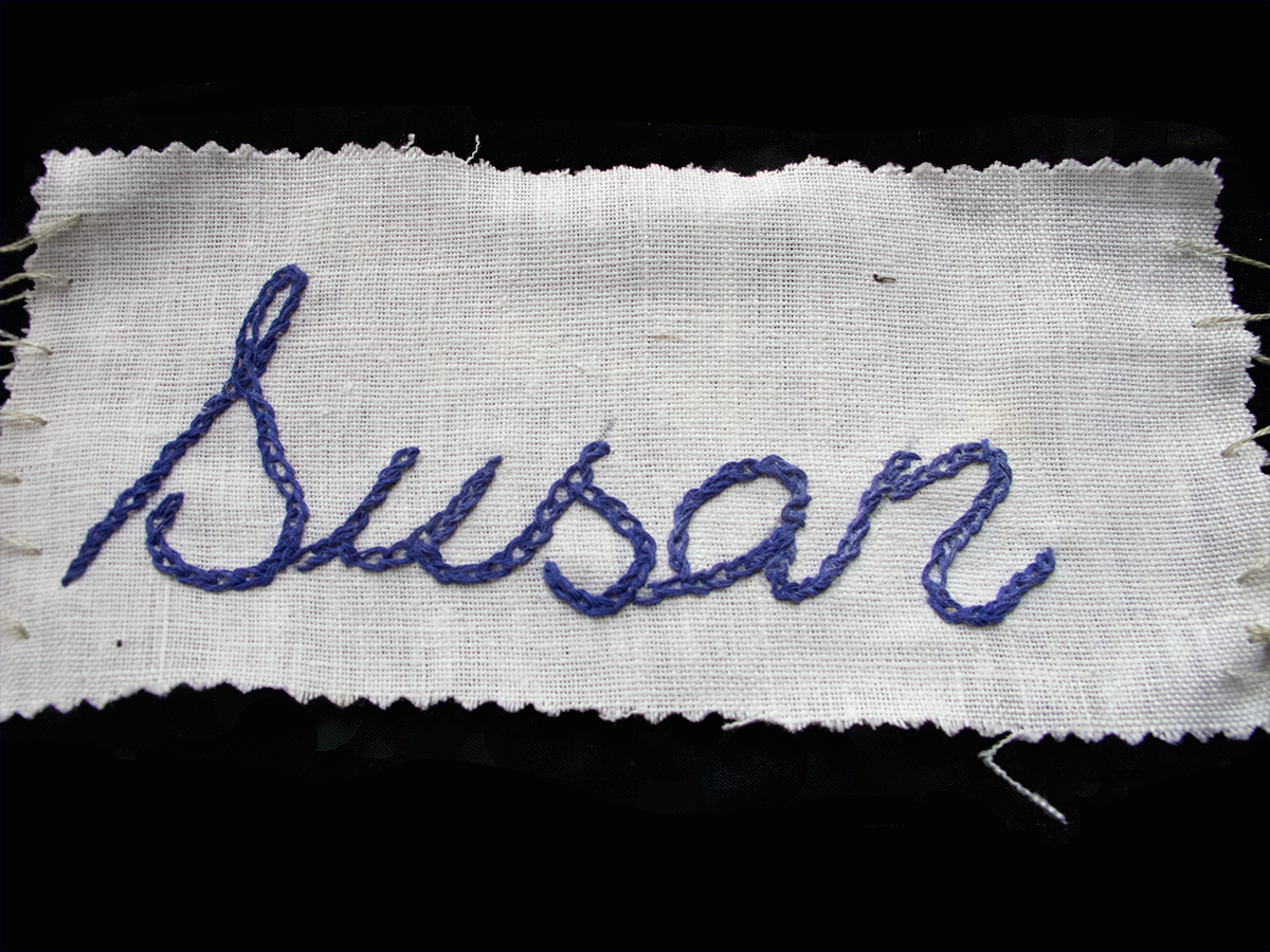Student embroidery