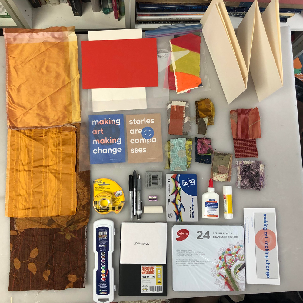 Materials contained in the box